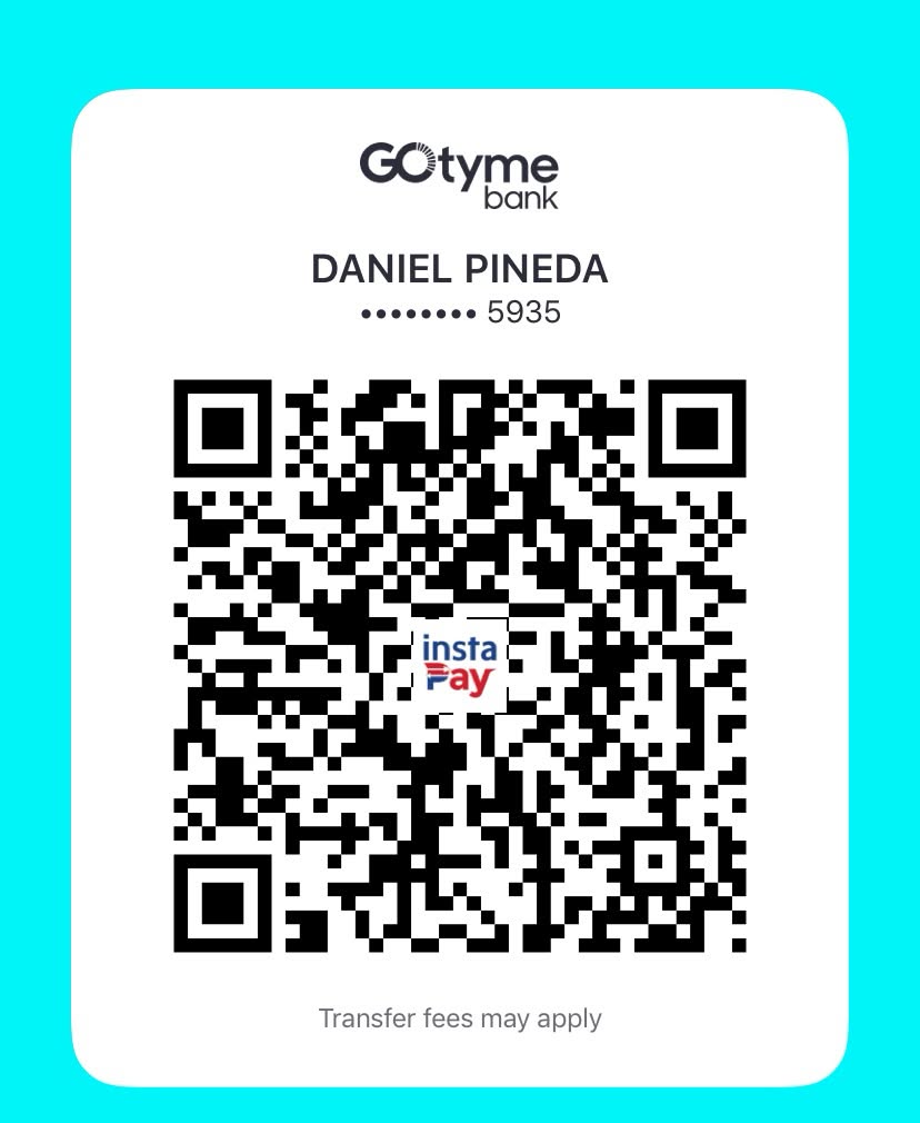 GoTyme InstaPay QR code for DANG! Hub donations